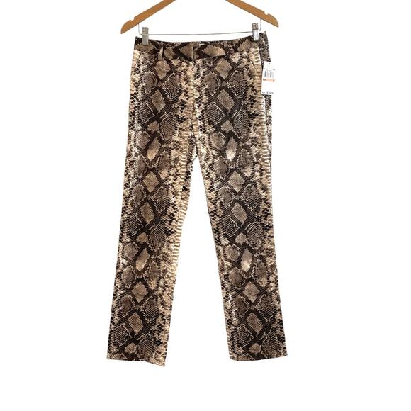 MICHAEL Michael Kors Snakeskin Print Pants Size 2 NWT MSRP $110 - Picture 1 of 7